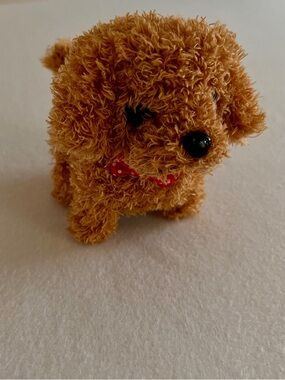 Interactive walking, barking and sitting mini dog battery operated